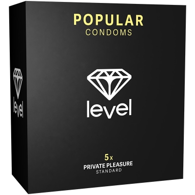Foto van Level popular condooms 5st via drogist