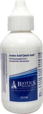 Foto van Biotics amino quick sorb 2oz 59.2ml via drogist