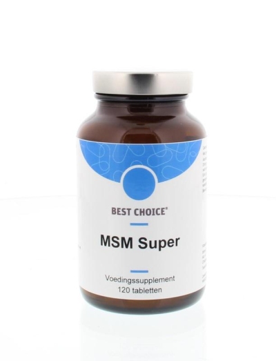 Best choice msm super 1000 mg 120tab  drogist