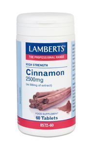 Foto van Lamberts kaneel (cinnamon) 60tab via drogist