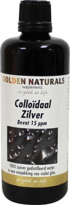 Foto van Golden naturals colloidaal zilver 100ml via drogist