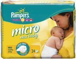 Foto van Pampers new baby micro 24st via drogist