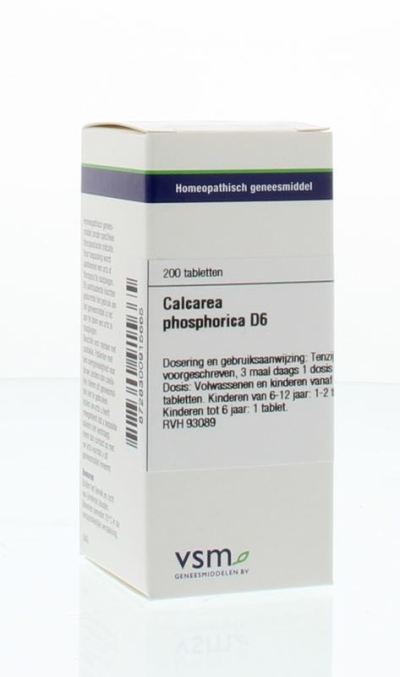 Vsm calcarea phosphorica d6 200tab  drogist