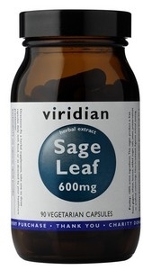 Foto van Viridian sage leaf extr 600mg viridian 30cap 30cap via drogist
