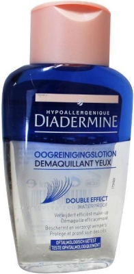 Foto van Diadermine oogreiniging lotion waterproof 125ml via drogist