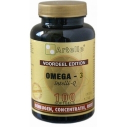 Foto van Artelle omega 3 1000 mg 100cap via drogist