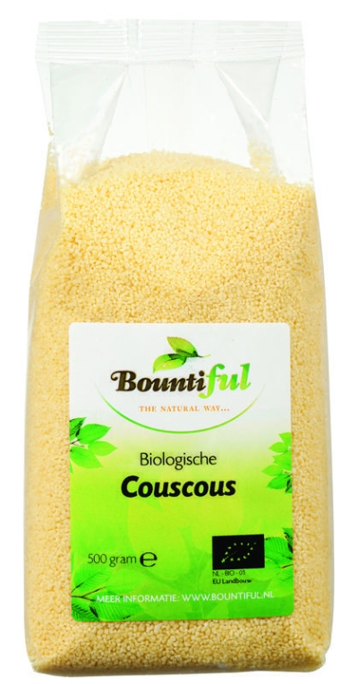 Foto van Bountiful couscous bio 500g via drogist