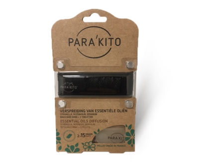 Parakito armband zwart met 2 tabletten 1st  drogist