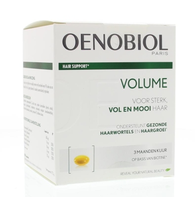 Foto van Oenobiol hair support volume capsules 180cp via drogist