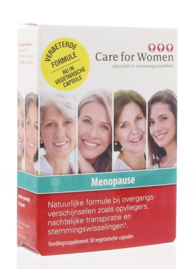 Foto van Care for women menopause 30cap via drogist