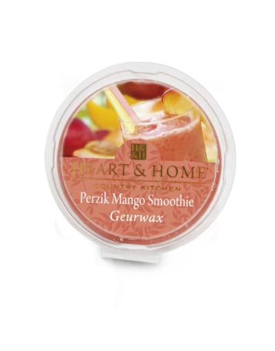 Heart & home geurwax - perzik mango smoothie 1st  drogist