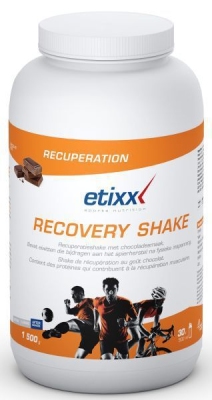 Foto van Etixx recovery shake chocolade 1500g via drogist