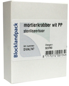 Foto van Blockland mortierkrabbers wit pp steriliseerbaar 50 via drogist