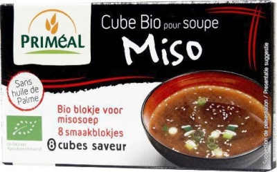 Foto van Primeal soepblokjes misosoep 10 gram 8x10g via drogist