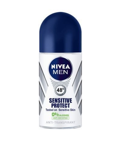Foto van Nivea men deodorant sensitive roller 50ml via drogist