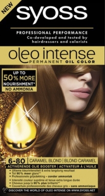 Foto van Syoss color oleo intense 6.80 caramel blond haarkleuring 1st via drogist