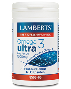 Foto van Lamberts omega 3 ultra 60ca via drogist