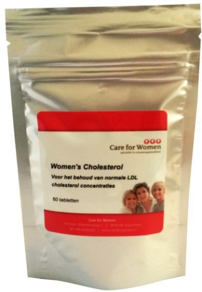 Foto van Care for women cholesterol 60tab via drogist