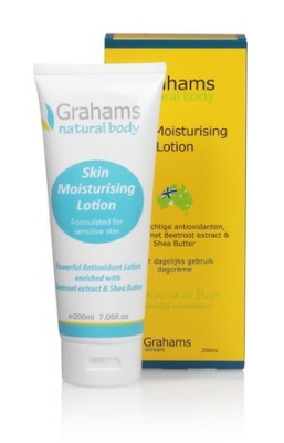 Foto van Grahams skin moisturizing lotion 200ml via drogist