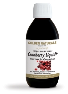 Foto van Golden naturals cranberry liquid 250ml via drogist