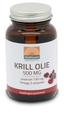 Foto van Mattisson krill olie 500 mg 60cap via drogist