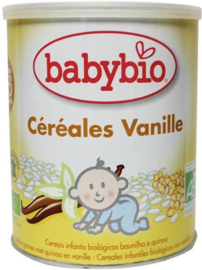 Foto van Babybio vanillegranen vanaf 6 maanden 220g via drogist