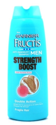 Foto van Fructis anti roos shampoo strength boost 250ml via drogist