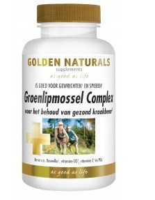 Foto van Golden naturals groenlipmossel complex 60cap via drogist