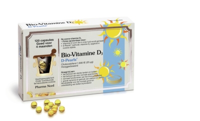 Foto van Pharma nord bio vitamine d3 25mcg 1000ie 120cap via drogist