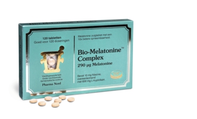 Foto van Pharma nord bio melatonine complex 0.3 mg 120zt via drogist