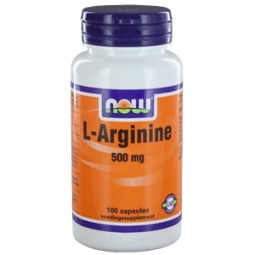 Now l-arginine 500mg 100cap  drogist