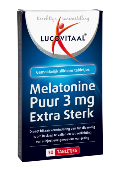 Foto van Lucovitaal melatonine puur 3 mg 30tb via drogist