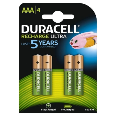 Duracell rechargeable aaa 4st  drogist