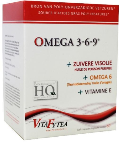 Foto van Vita fytea omega 3 6 9 60st via drogist