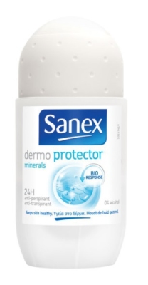 Foto van Sanex deoroller dermo protector 50ml via drogist