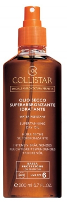 Collistar zonnebrand supertanning spray dry oil spf 6 200ml  drogist