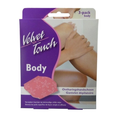Foto van Velvet touch ontharingstrips body 1x3 via drogist