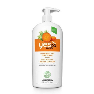 Foto van Yes to carrots body moisturizing lotion 170g via drogist