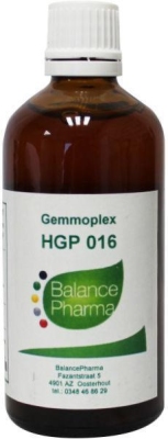 Foto van Balance pharma gemmoplex hgp016 pancres 100ml via drogist