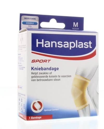 Hansaplast sport kniebandage medium 1st  drogist