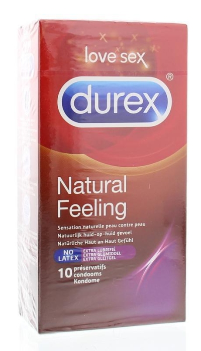 Durex natural feeling latex vrij 10st  drogist