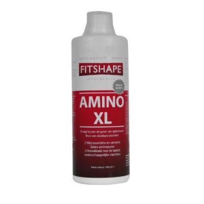 Foto van Fitshape amino xl liquid kers 1000ml via drogist