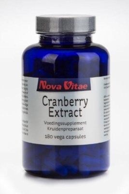 Foto van Nova vitae cranberry extract 180cap via drogist