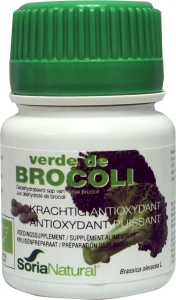 Foto van Soria natural verde de broccoli 500 mg 100tab via drogist