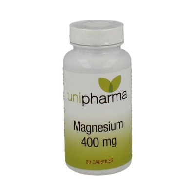 Foto van Unipharma magnesium 400mg 30cp via drogist
