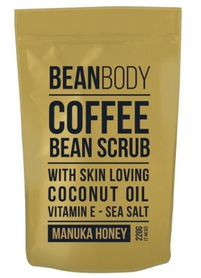 Foto van Beanbody coffee bean bodyscrub manuka honey 220g via drogist