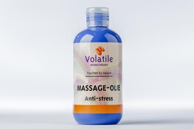 Foto van Volatile massage olie anti stress 250ml via drogist