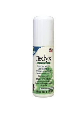 Foto van Pedyx deodorant voetspray 100ml via drogist