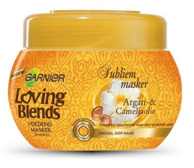 Foto van Garnier loving blends masker argan & cameliaolie 300ml via drogist