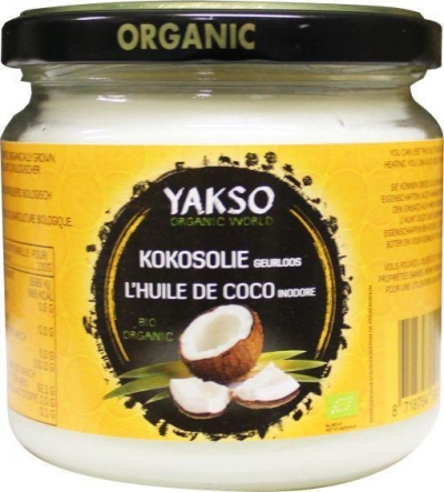 Foto van Yakso kokosolie geurloos 320ml via drogist
